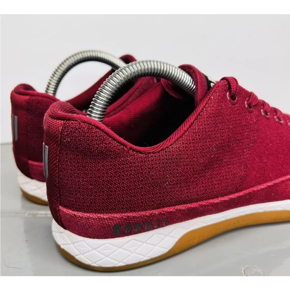 NOBULL Womens Canvas Trainers Size 8.5M Merlot/White/Gum Excellent Condition - Picture 8 of 15